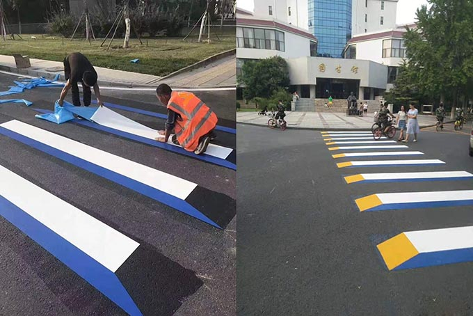 哈爾濱立體斑馬線劃線 專業團隊價格實惠