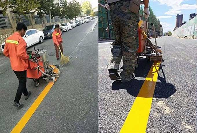 哈爾濱雙組份道路劃線、廠區劃線