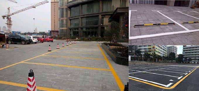 小區(qū)車位劃線 停車場劃線施工