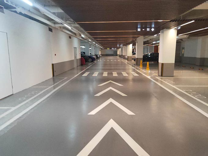 商場地下車庫劃線 車位劃線工廠