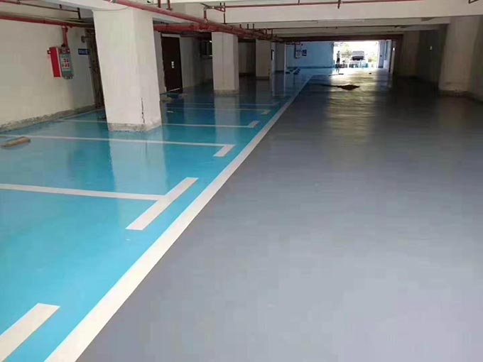 工廠學校地下車位劃線 冷漆劃線
